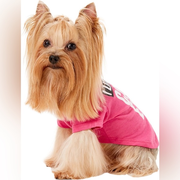 Pup Crew “I Literally Can’t Even” Sassy Novelty Graphic Pink Tee for Dogs 🐶🐾🐕 - Picture 6 of 15